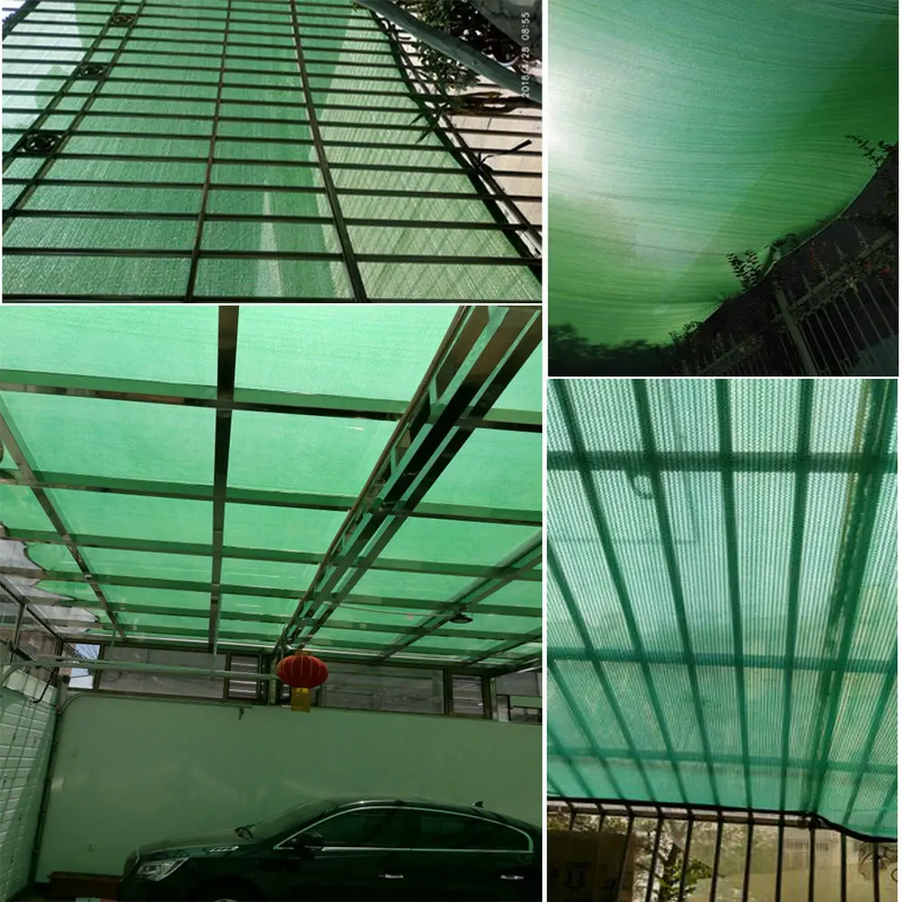 Cubierta del coche de la pantalla solar del jardín al aire libre Anti-UV de HDPE verde Cubierta del coche de la pantalla solar del jardín al aire libre Anti-UV de HDPE verde