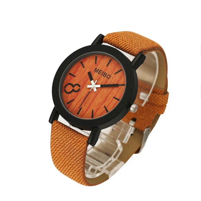 Vintage Men Women Imitation Wooden Dial Watch Quartz Watch PU Leather Strap Wris Vintage Men Women Imitation Wooden Dial Watch Quartz Watch PU Leather Strap Wris
