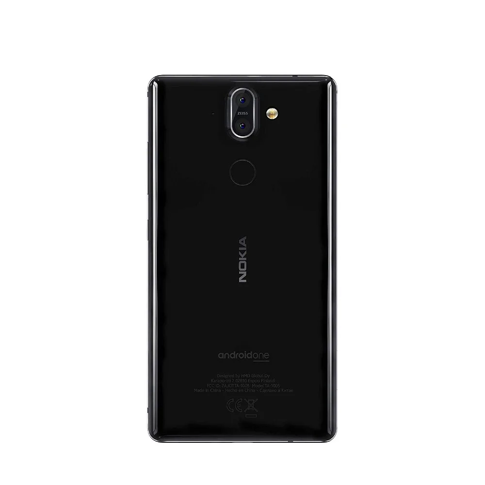 Мобильный телефон Nokia 8 Sirocco глобальная версия 4G TA-1005 5," Snapdragon 835 Восьмиядерный 6 ГБ 128 ГБ отпечаток пальца NFC Смартфон