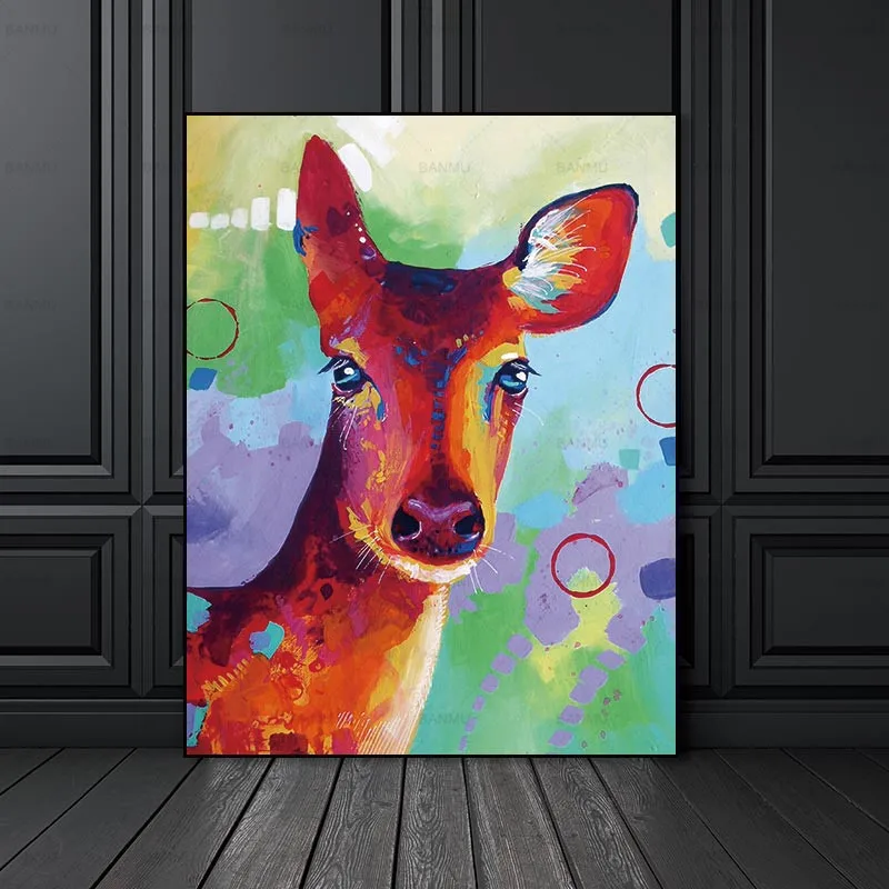 Picture Canvas painting animal poster wall art home Decorative prints art wall Abstract painting wall pictures for living room