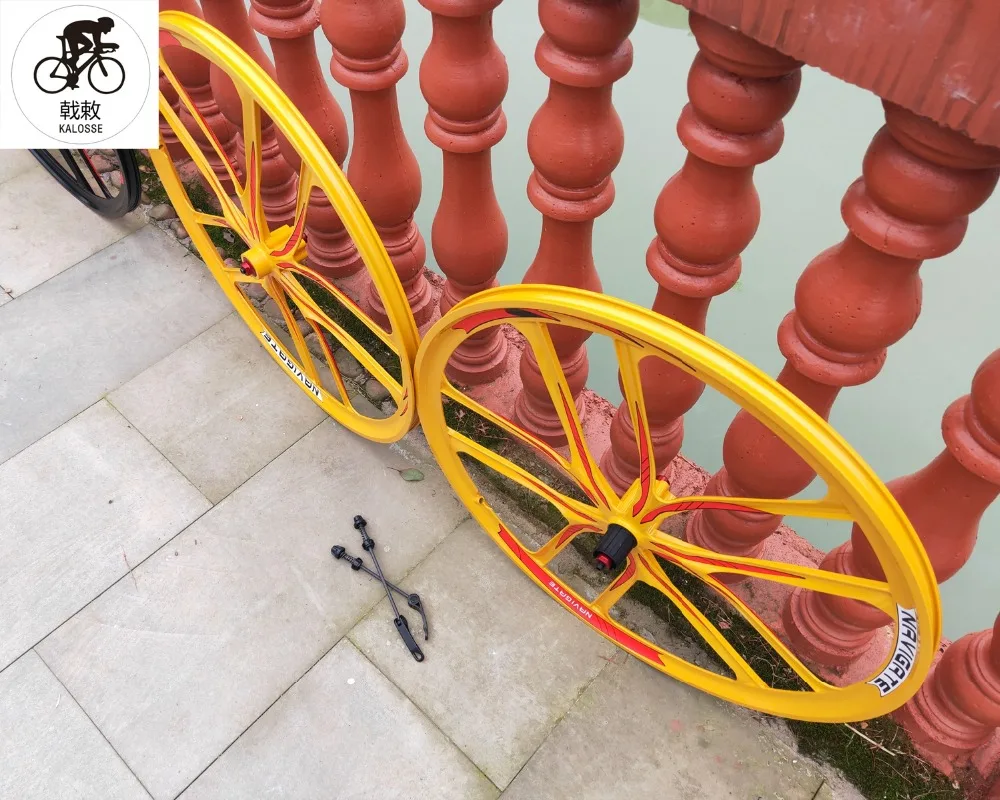 Discount Kalosse magnesuim alloy  29inch  mountain bike wheels 2 bearings hubs  100/135mm   For 11 Speed cassette 3