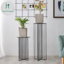 Луи моды завод полки скандинавские Простой Круглый Цветок крытый гостиная балкон бонсай стенд зеленый кружево мясная полка