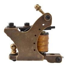 Ручная Татуировка Машина пистолет 10 обмоток профессиональный Перманентный макияж, боди-арт Liner Shader для макияжа Иглы для татуировки