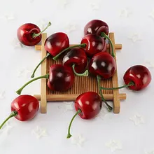 Decorative-Fruits Cherry Artificial-Fruits-Lifelike Kitchen Realistic Party 20PCS 