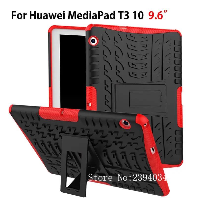 Чехол для Huawei MediaPad T3 10 AGS W09 L09 L03 9 6 дюйма Обложка Heavy Duty 2 в 1 Гибридный Прочный чехол