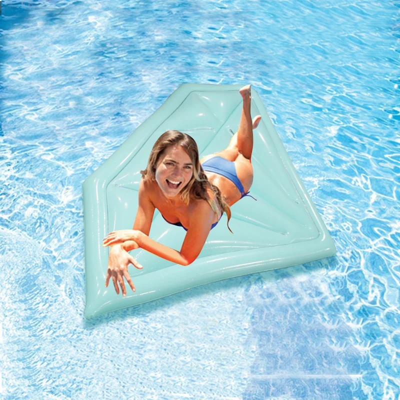 Удобная надувная плавающая кровать для отдыха складной надувной матрас гигантский надувной бриллиантовый бассейн надувной круг пляжные игрушки для бассейна