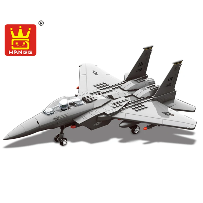 

270pcs Fighter Building Blocks Wange Block Creative Bricks Toy Enlighten Building Blocks Bricks Plane F15