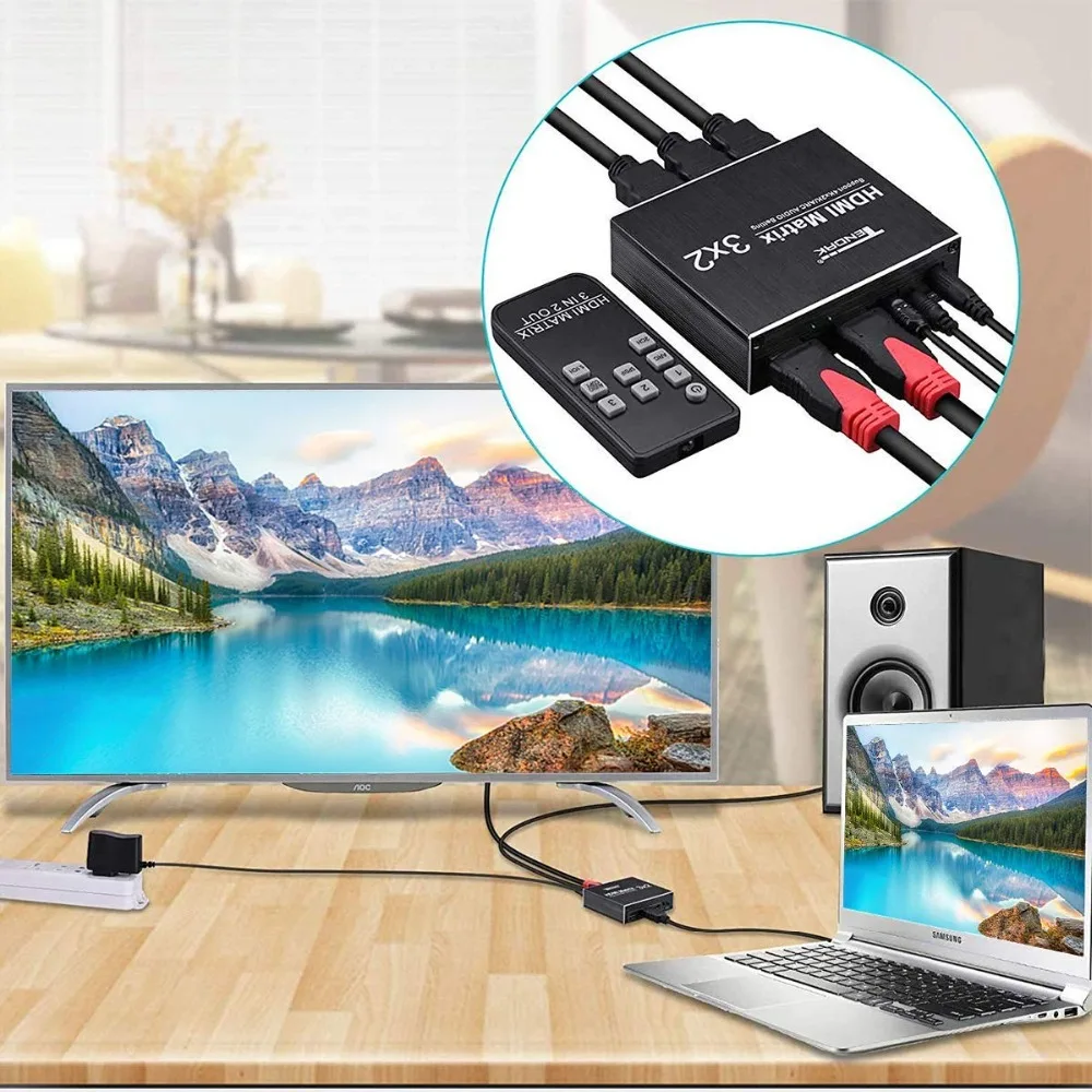 3X2 HDMI matrix-5