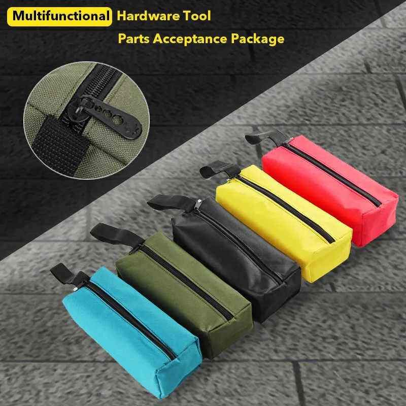 

Portable Zippered Tool Bag Multi-purpose Small Tools Bag 2 Size 5 Colors For Screwdriver Pliers Knife Parts Etc Tools Storage