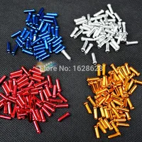 10 шт. MTB горный велосипед велосипедный кабель советы Цветной алюминиевый сплав переключатель Тормозная Линия сердечник minum уплотнение запчасти - изображение