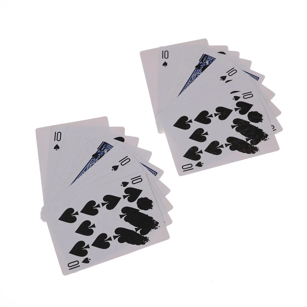 7*9 см принт фольга покер карты Волшебные трюки PET Экологичные игральные
