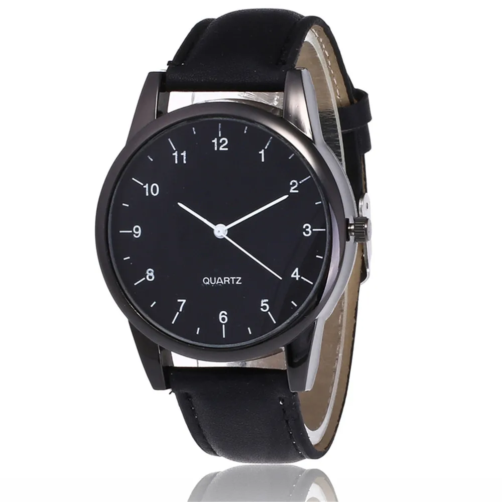 Unisex Men Women font b Watches b font font b Couple b font Fashion Leather Band