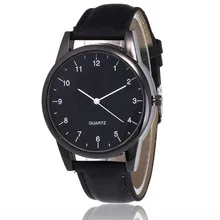 Unisex Men Women font b Watches b font font b Couple b font Fashion Leather Band