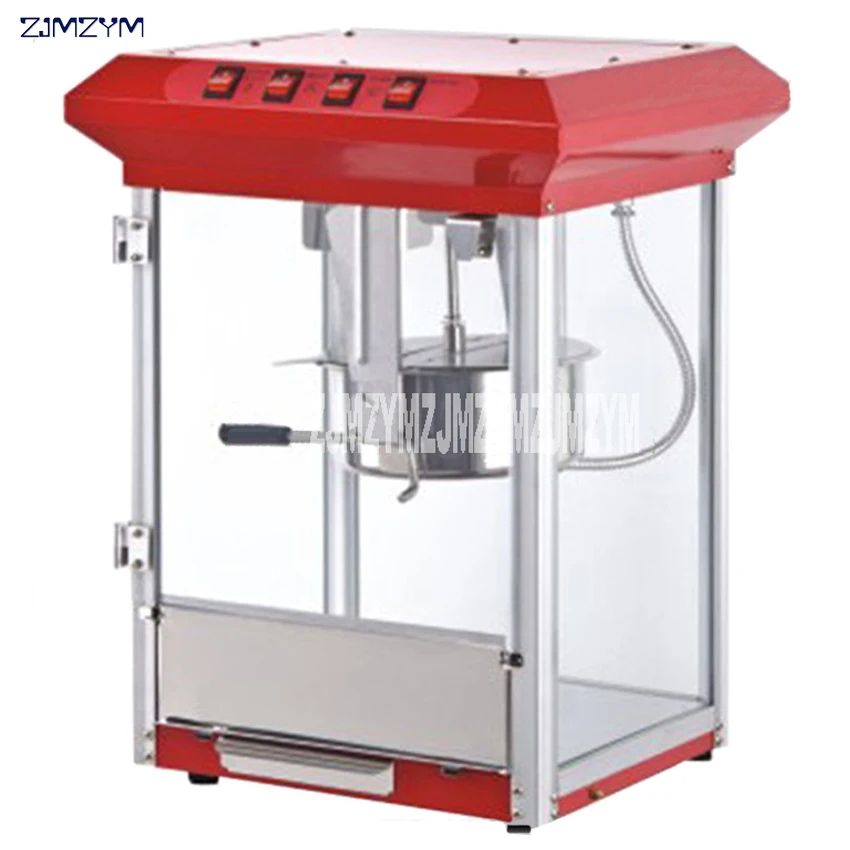 Electric Popcorn Machine Commercial Automatic Hot Oil Popcorn Maker