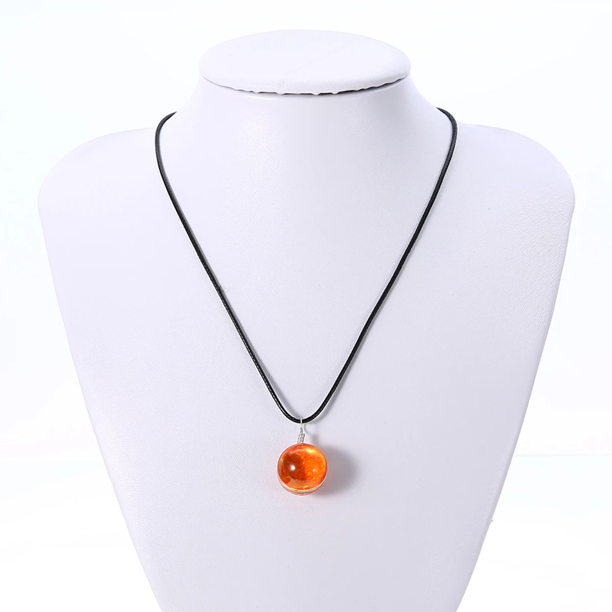 10Style Unisex Dreamy Glass Ball Necklace Shellhard Nebula Space Star Universe Galaxy Pattern Pendant Necklace Femme Jewelry