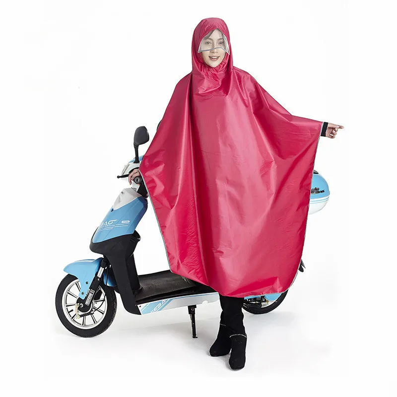 Electric motorcycle bicycle bike adult raincoat Conjoined mountain