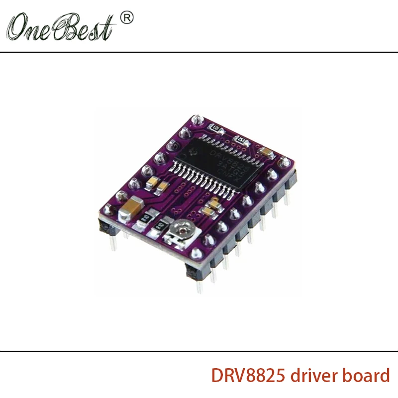 

5Pcs DRV8825 Driver Board StepStick DRV8825 Stepper Motor Drive Reprap 4 layer PCB wiht Radiators 3D printer accessories