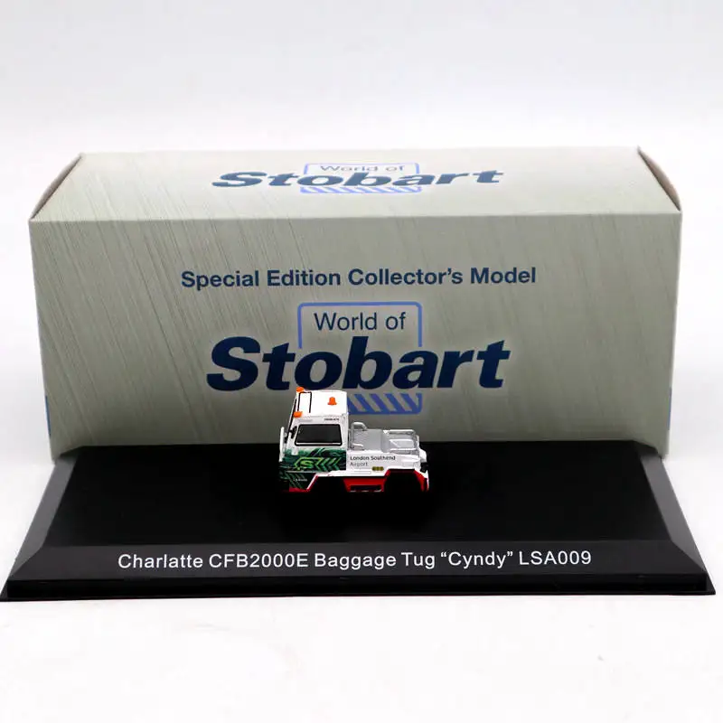 

Atlas Eddie Stobart 1:76 Charlatte Cfb2000e Baggage Tug Cyndy LSA009 Truck JV4130 Diecast Models Limited Edition Collection