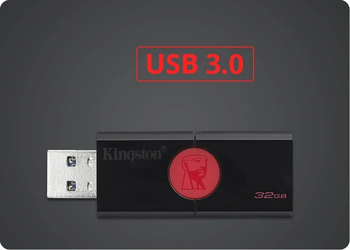 Kingston USB Flash Drive 16GB 32GB 64GB 128GB 256GB Flash Disk USB 3.1 3.0 Pen Drive Plastic Sleek Memory Memorias Disks DT106 (5)