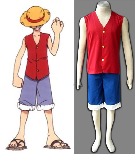Luffy red shirt Clearance