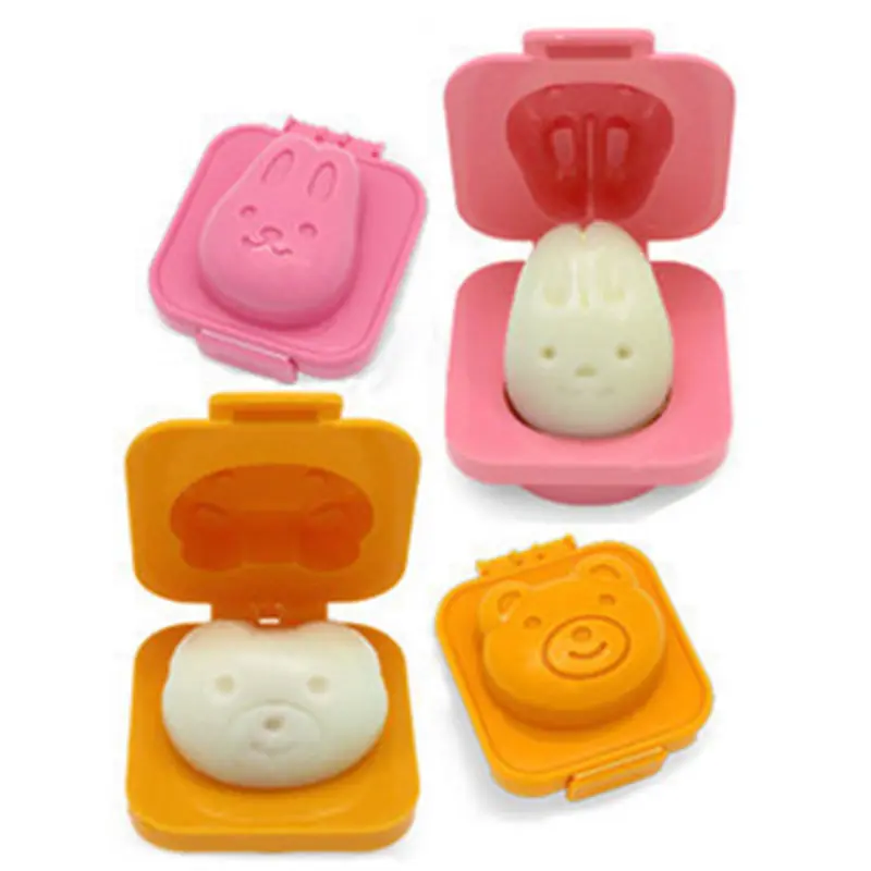 

2PCS/Set DIY Cooking Tools Boiled Egg Sushi Rice Mould Bento Maker Sandwich Cutter Decorating Mould Kitchen Accessories