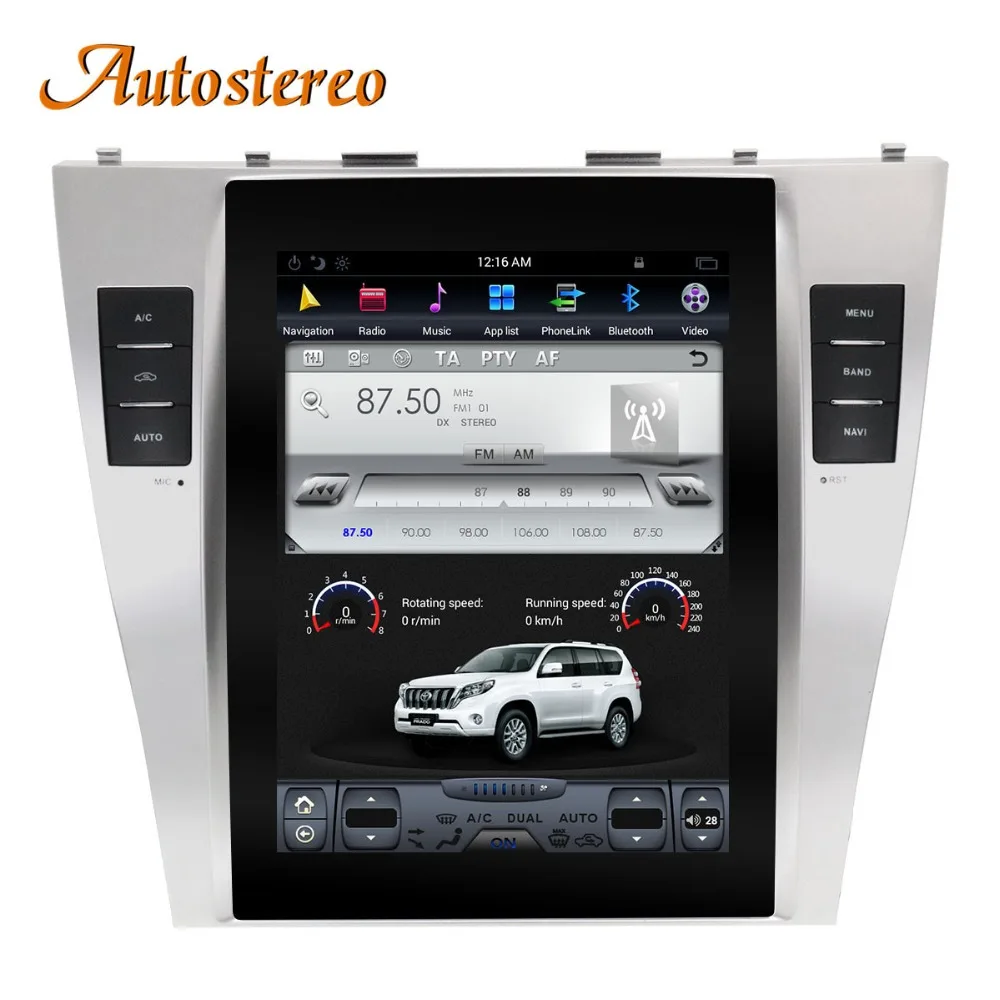 Flash Deal Android 7 Tesla style Car GPS Navigation For TOYOTA CAMRY 2007-2011 stereo multimedia no DVD player radio tape recorder headunit 1