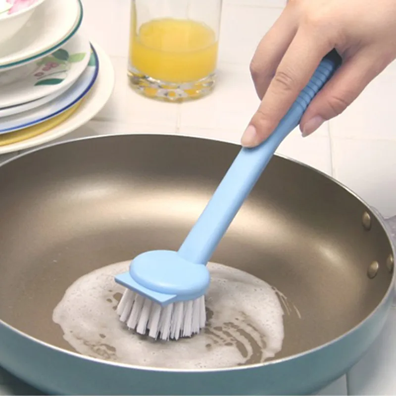 1 PCS Creative Handle Multifunction Cleaning Brushes Kitchen Sink