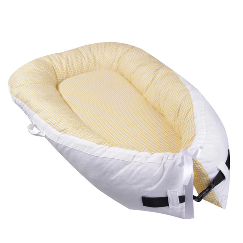 Medoboo 80*50cm Baby Sleeping Nest Newborn Portable Crib Bed Infant Baby Cot Travel Sleeping Bed Newborn Bassinet Bumper 40