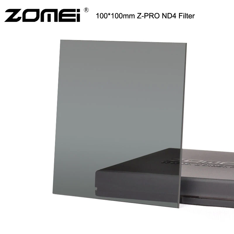 

Zomei Ultra Slim HD 18 Layer Super Multi-Coated 0.6-Stop ND8 Neutral Density Gray ND4 Filter-100*100mm Square Z-PRO Series Filt