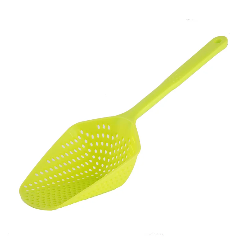 5 Colors Large Nylon Strainer Scoop Colander Drain Vegies Scoop Basket