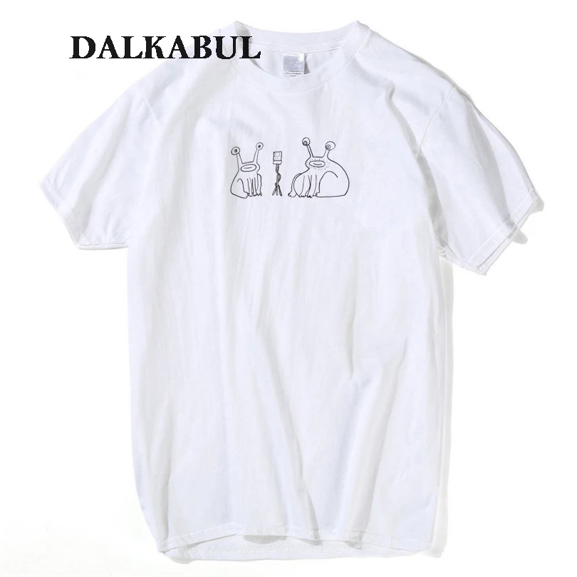 

Kurt Cobain T Shirt Men Daniel Johnston Rock Roll band t shirt Hi How Are You Letter Top Tees Women 100% Cotton O Neck T-Shirt