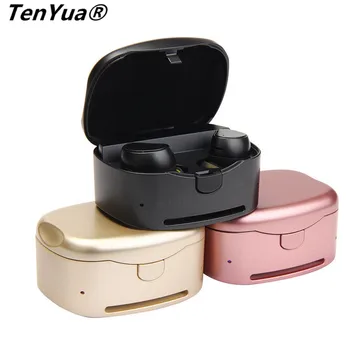 

TenYua TWS HV-316T Twins True Wireless Bluetooth earbud Mini Sport stereo Bluetooth headset Handsfree Earphone with Charging Box