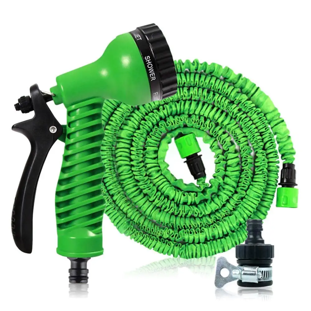 

7.5M-30M Garden Hose Expandable Magic Flexible Water Hose EU Hose Plastic Hoses Pipe With Spray Gun To Watering Car Wash Spray