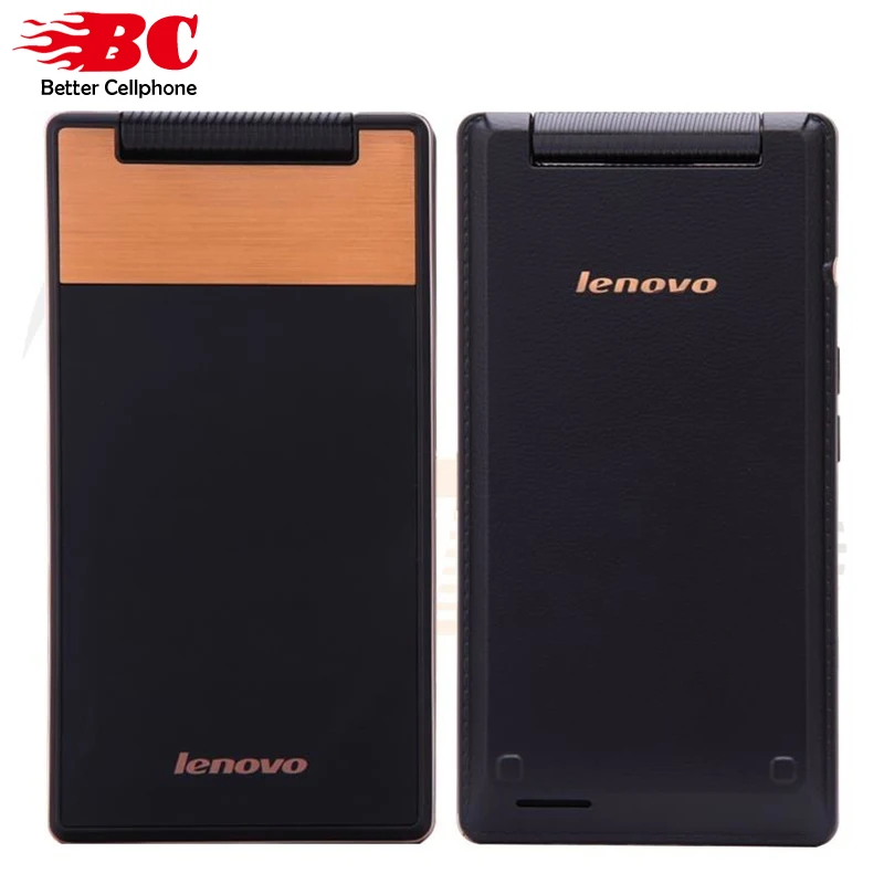 Original Lenovo A588T Flip Mobile Phone Android 4 4 MTK6582 Quad Core 512MB RAM 4GB ROM