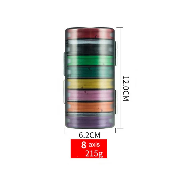 Многофункциональная коробка для рыболовной лески силиконовые Технические характеристики рыболовные снасти аксессуары коробка для хранения - Цвет: 8 axis