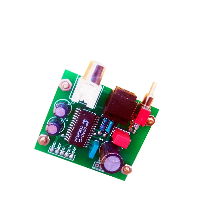 placa coaxial ótica do receptor entrada ótica coaxial para iis para decodificador dac