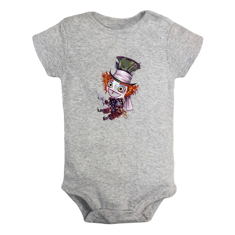 Evan Fordd Newborn Infant Baby Boy Girl Cartoon Giraffe Letter Printed Short Sleeve Jumpsuit
