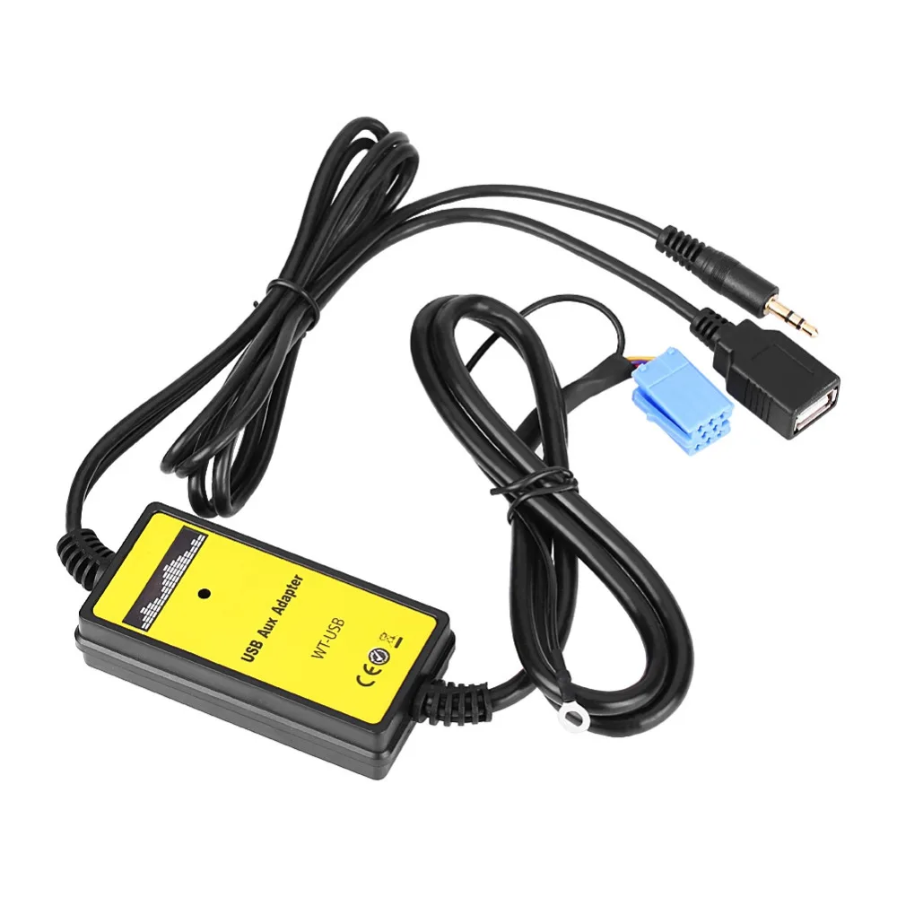 Автомобильный USB Aux In адаптер mp3 плеер радио аудио интерфейс для Skoda Seat поддержка