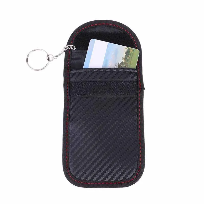 Car Key Signal Blocker Case Faraday Cage Fob Pouch Keyless RFID Shielding Bag