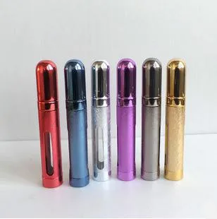 

6pcs Mini Portable Travel Refillable Perfume Atomizer Bottle For Spray Scent Pump Case 10ML Fashion Empty Mini Atomiser Spray