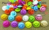 100PCS 15MM colors/single Dyed Plastic smile face buttons coat boots sewing clothes accessory P-116 ► Photo 2/4