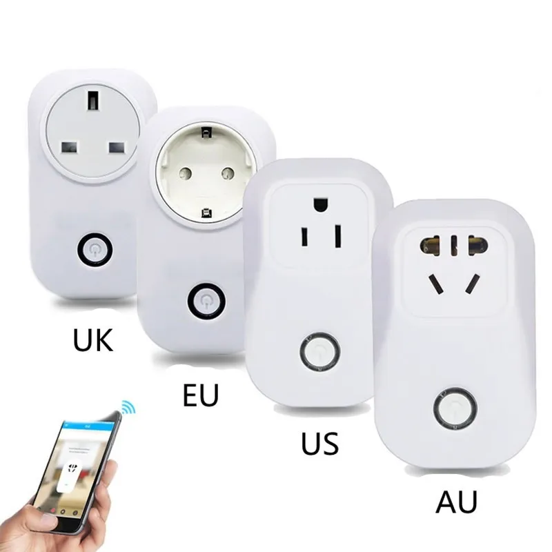 

Orignal sonoff Smart Power Socket Plug S20 Wifi Cell Phone Power Phone Wireless Remote Control Home Appliance Automation
