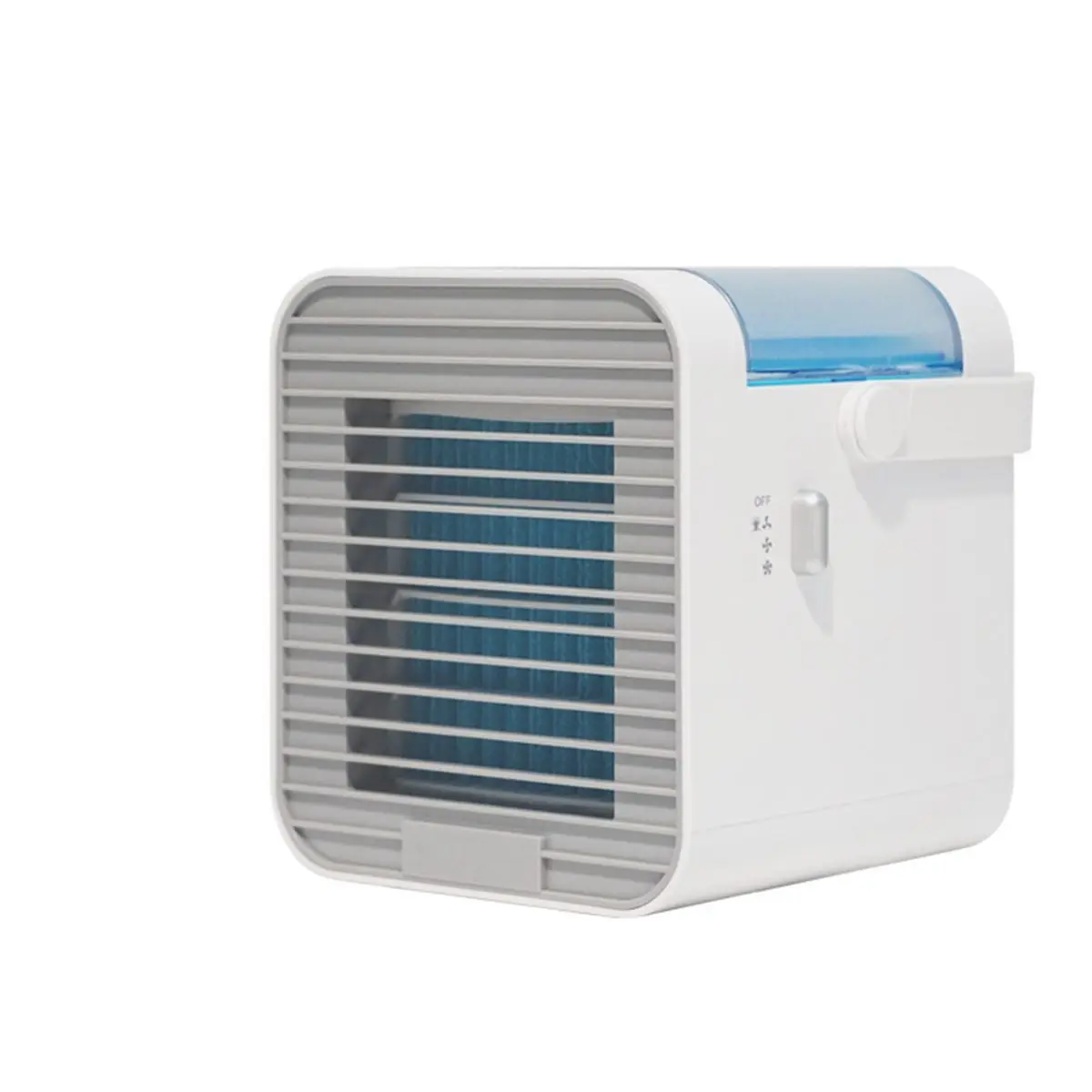 

Portable Air Fan 3 Wind-speed Mini Air Cooler 350ml Water Tank Humidifier Purifier USB Air Conditioner Quiet LED Night Light Fan