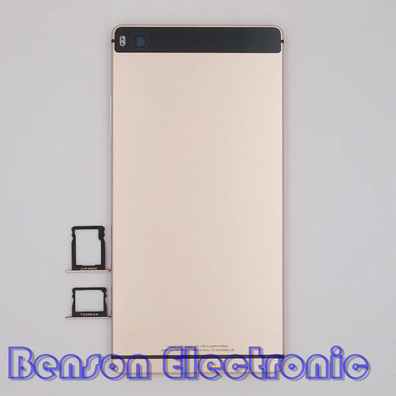bilder für BaanSam Neue Metal Batterierückseitige Abdeckung SIM Karten-behälter Für Huawei Ascend P8 5,2 Zoll Standard Version Gehäuse Mit tasten bilder für BaanSam Neue Metal Batterierückseitige Abdeckung SIM Karten-behälter Für Huawei Ascend P8 5,2 Zoll Standard Version Gehäuse Mit tasten