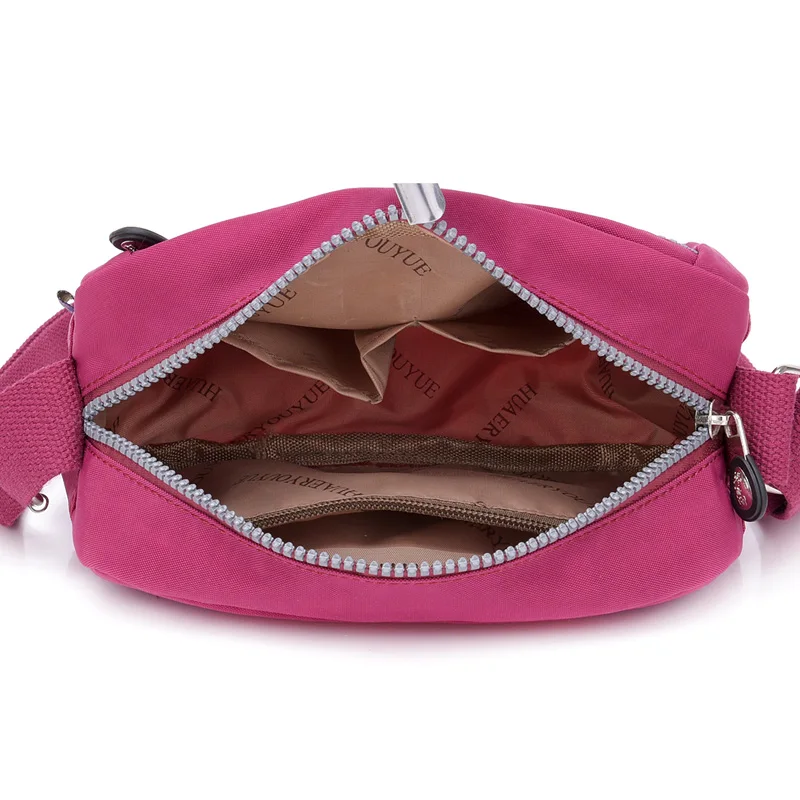 Водонепроницаемые нейлоновые женские сумки-мессенджеры, повседневные винтажные вместительные сумки, женские кошельки и сумки, женские сумки через плечо