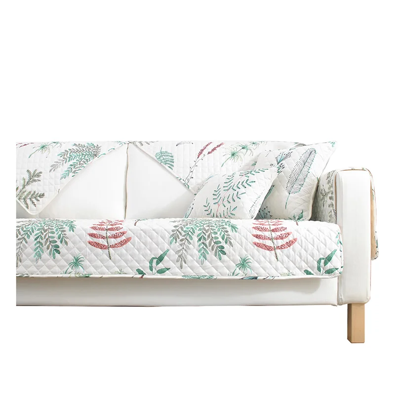 

1PC New Sofa Cover Cotton Slip-resistant Sofa Towel Couch Cover-Spring For Living Room Quilting Accept Customize