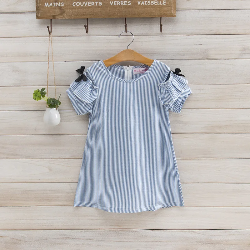 

Children's clothes 2019 summer sweet bar cotton dresses of the girls 2 3 4 5 6 7 years old baby girl clothes