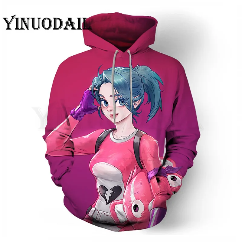 

Parent-Child Game 3D Hoodie 100-150cm Children Hoodies Streetwear Hip Hop Warm Hoody Sweatshirts Hoodie Harajuku