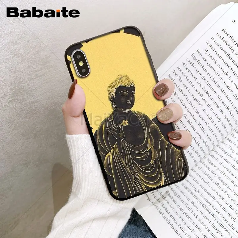 Babaite Gautama Будда Новинка чехол для телефона Fundas чехол для Apple iPhone8 7 6 6S Plus X XS MAX 5 5S SE XR крышка 11 11pro 11promax