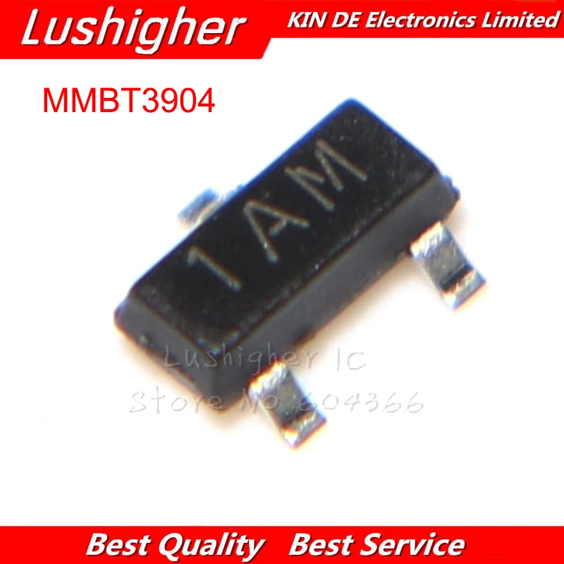 

100PCS MMBT3904 2N3904 SOT23 3904 SMD SOT-23 SOT23-3 1AM transistor New original free shipping